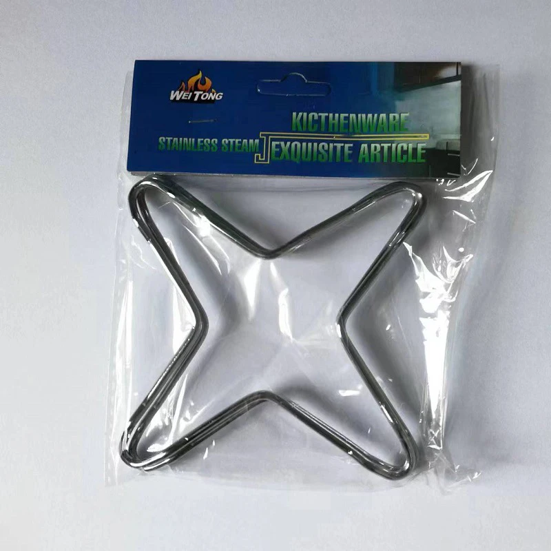 New Stainless Steel Holder Gas Cooker Support Rack Camping Iron Stove Ring Heat Diffuser Small Pot StFor Kitchen Cooking