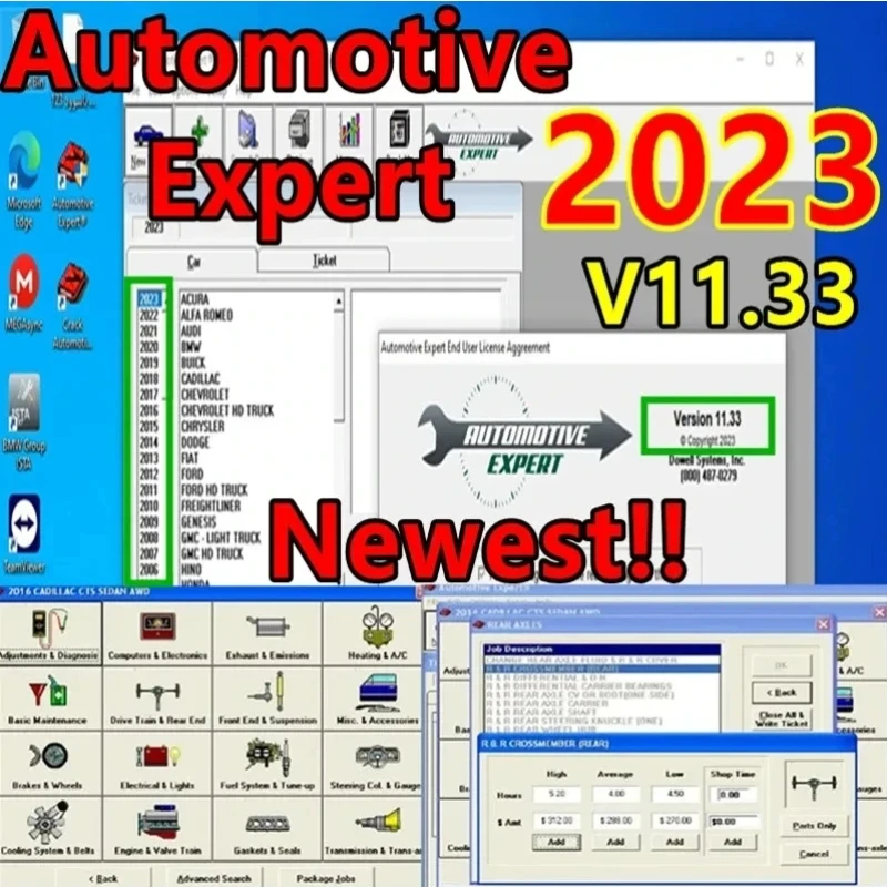 

НОВИНКА 2023, автомобильный инструмент Expert v11.33, лучшее программное обеспечение для управления магазином, патч для определения времени, бесплатная помощь в установке, автомобильное программное обеспечение