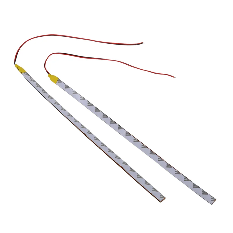 B23B 8 in 1 ไฟนีออนแบบยืดหยุ่นสำหรับรถยนต์ ขนาด 30 ซม. 15 LED สีส้ม