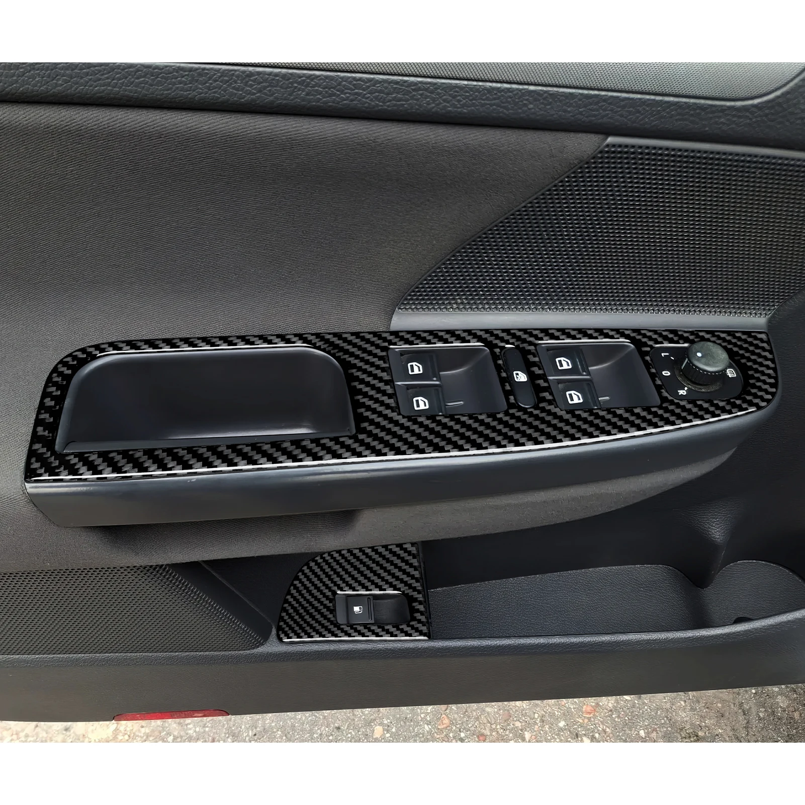 Für VW Jetta V Golf V MK5 R32 GTI Plus Variante, Auto Mittelkonsole Schalthebel Panel, Seite Air Outlet Carbon Faser Trim Aufkleber – Detail 9