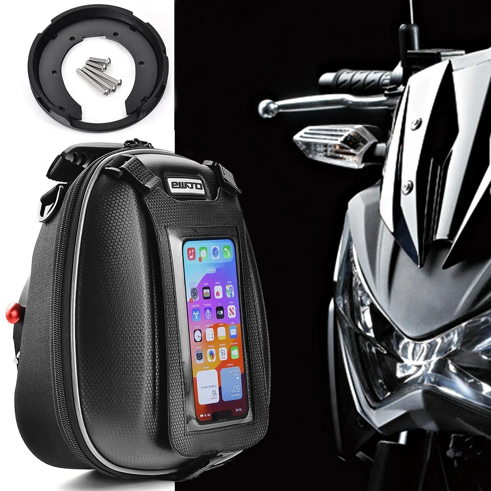 For KAWASAKI Ninja Z250 Z250SL Z300 ER300 Motorcycle Quick Lock Tank Bag Luggage Navigation Top Case for Z 250 300 250SL fuel ba
