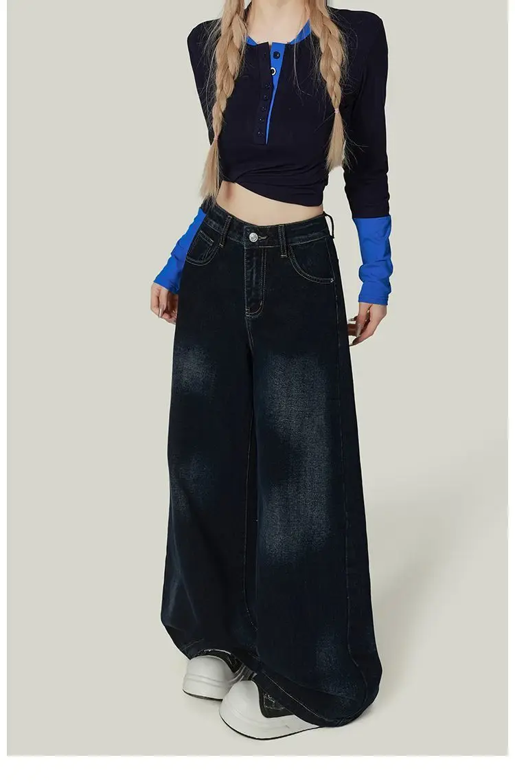 Pantalones de pierna ancha hasta mujer otoño satén elástico profesional forro de pana bordado tejido Jacquard a cuadros cuadros señora OL