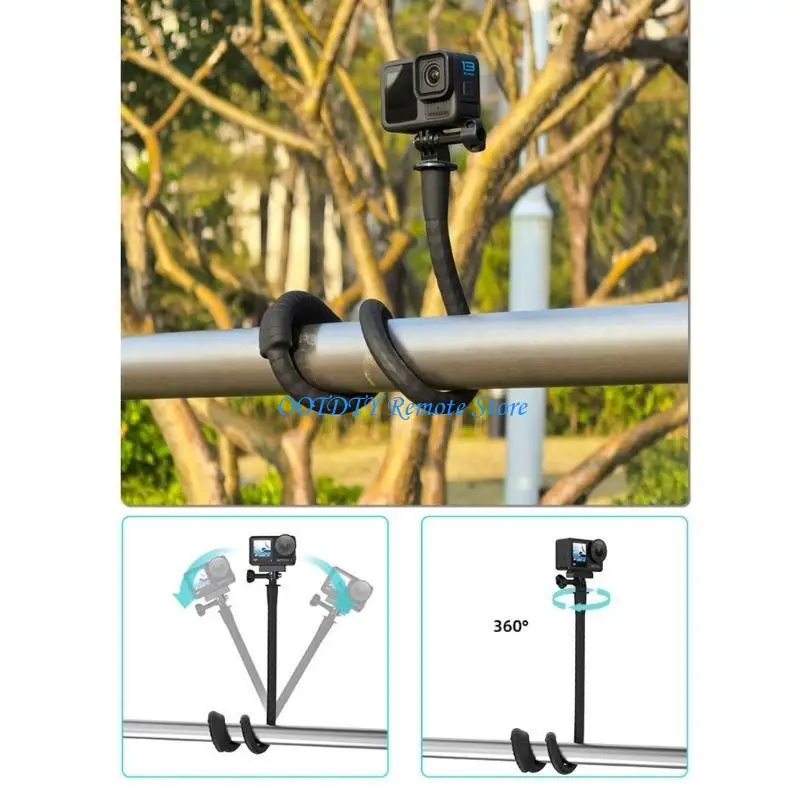 DXAB 360 Degree Rotatable Handy Holder Stand Tripod Stand Extension Rod