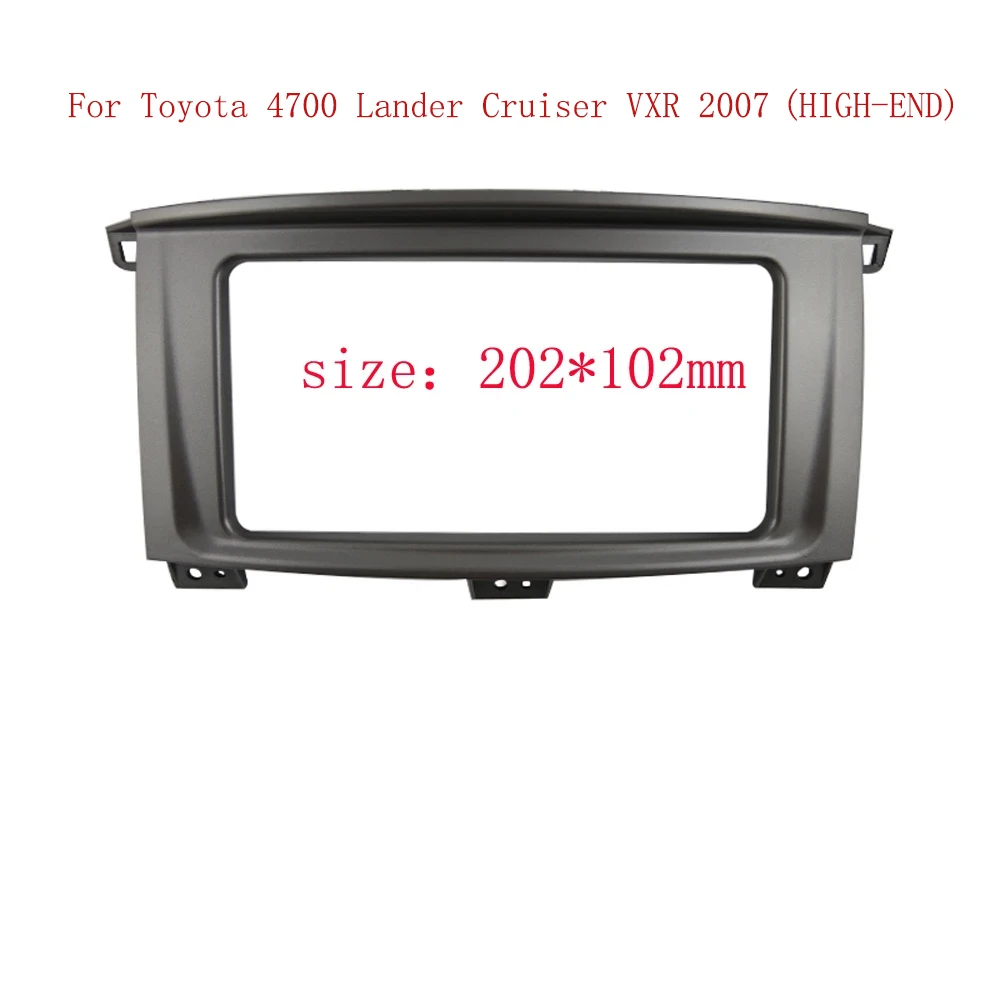 7 Inch Car Radio Stereo Frame For Toyota 4700 Lander Cruiser VXR 2007 2Din Frame Fascia Dash Panel Installation Kits