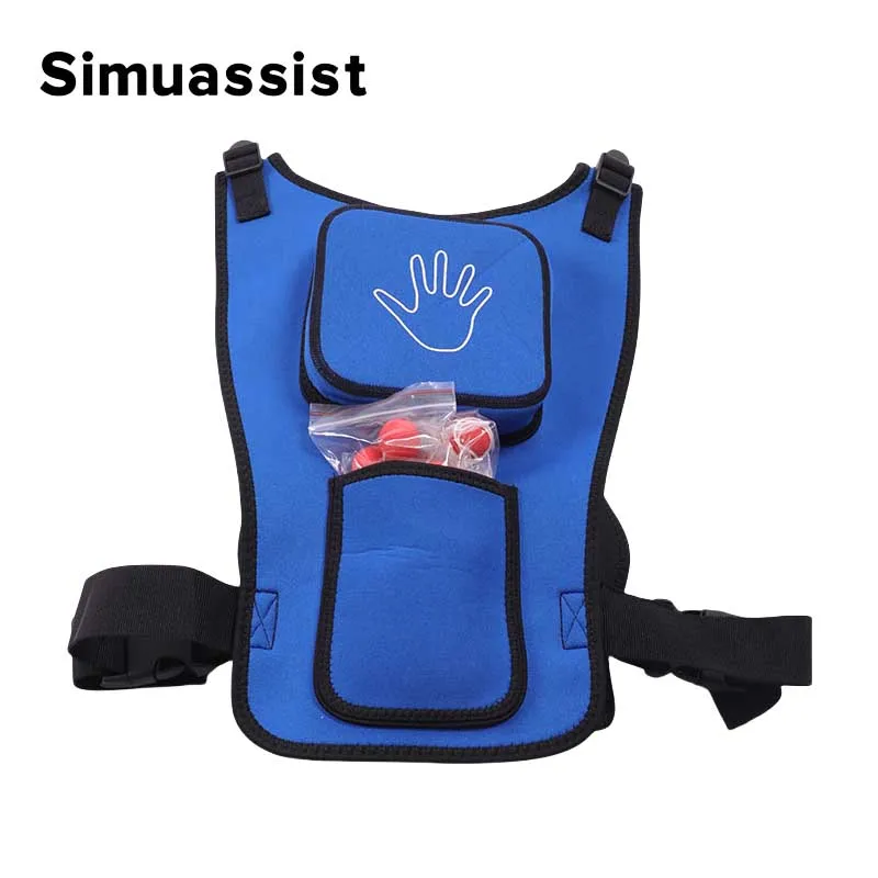 First Aid Training Heimlich Training Vest with Tracheal Blockage Vest Wearable Adult Infarction Teaching Model