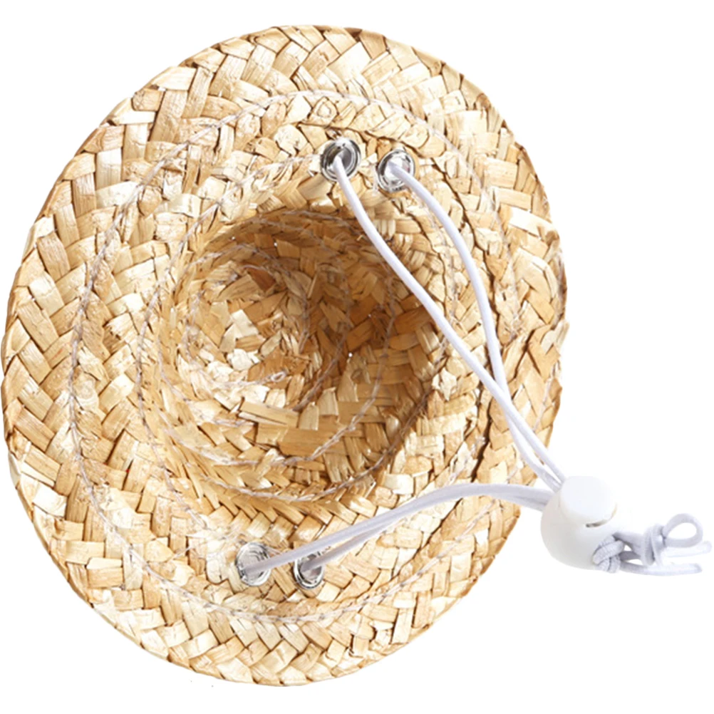 

Pet Sunflower Headdress Small Straw Puppy Hat Woven Dog Costume Photo Prop Party Stylish Comfortable Pet Accessories