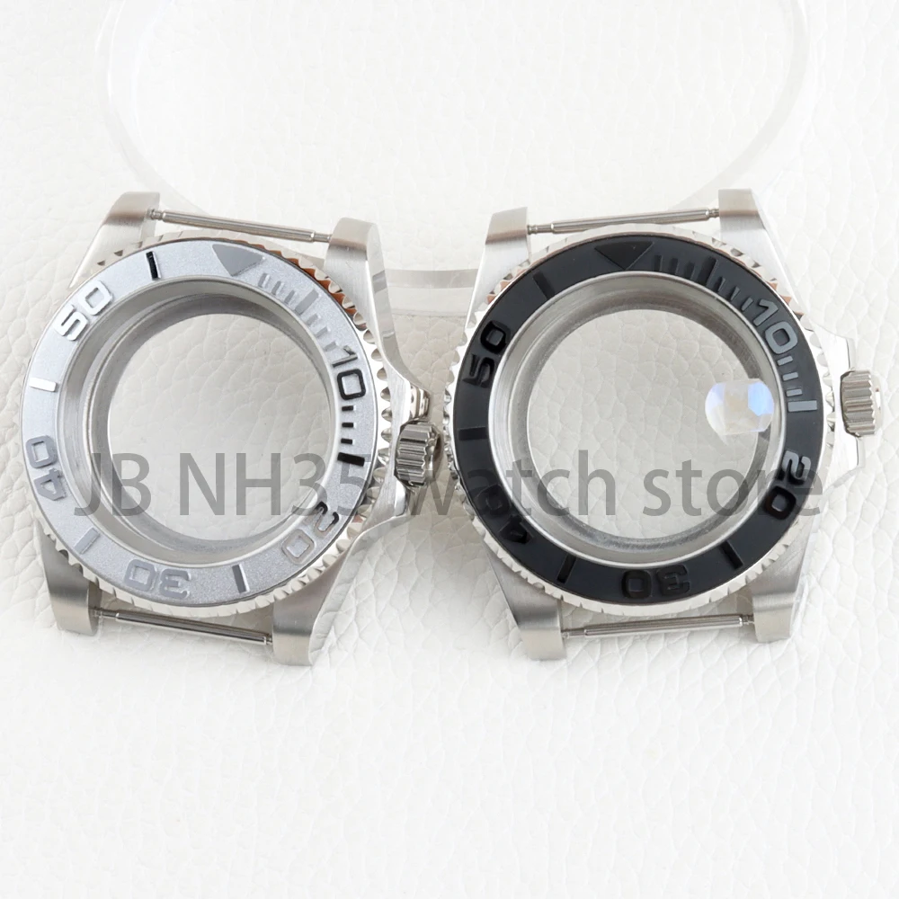 

40mm NH35 Watch Case 316L Stainless Steel Sapphire Glass Waterprooof for Yacht-Master 28.5mm Dial NH34 NH35 NH36 NH38 Movement