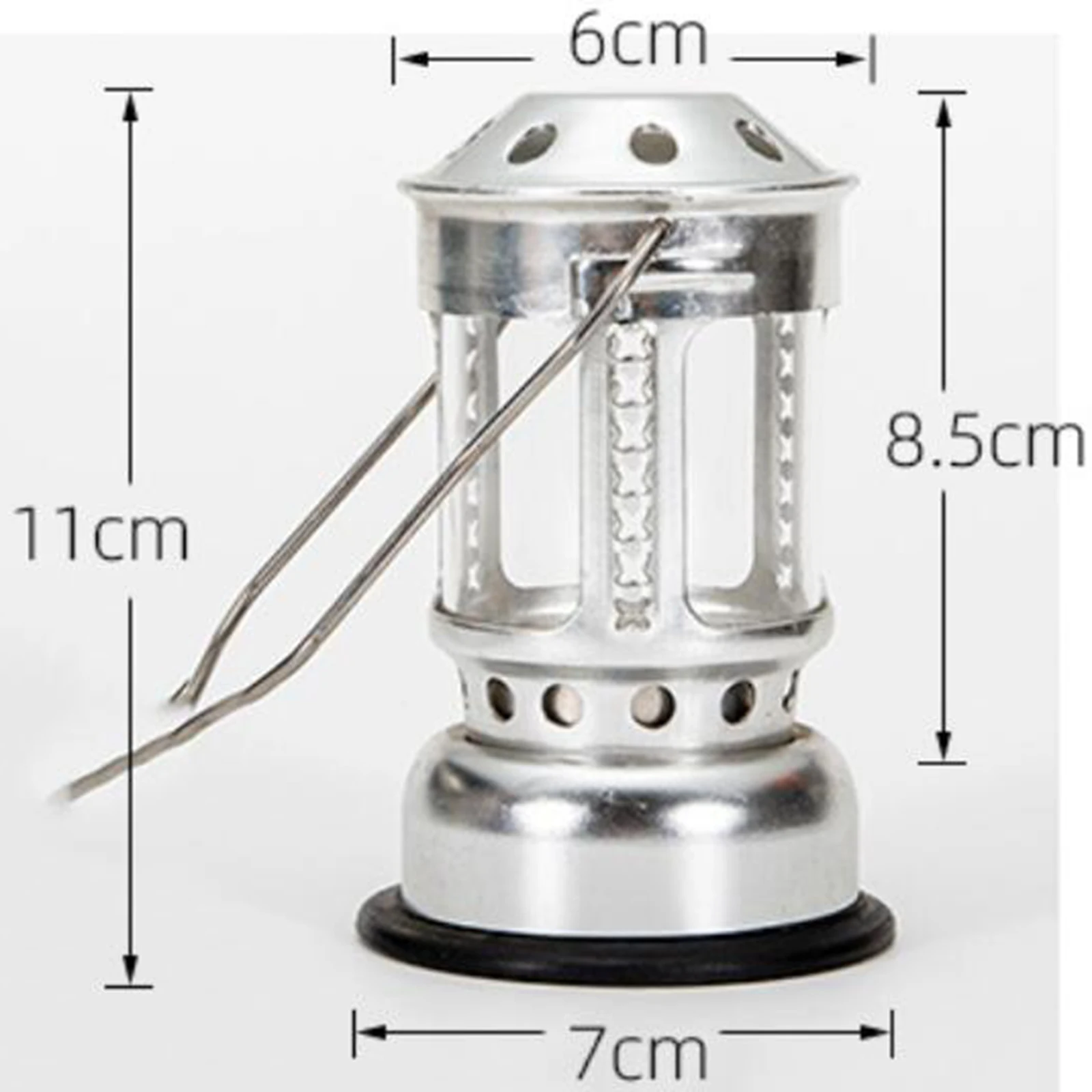 Aluminum Alloy Tealight Holder Camping Fishing Tea Light Hanging Lanterns Tent Lamp Decorative Candle Tea Light Stand for Home