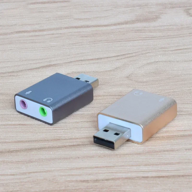 محول مقبس صوت 3.5 ملم لجهاز Mac Computer Linux مع ميكروفون ستيريو ومكبر صوت وبطاقة صوت USB خارجية