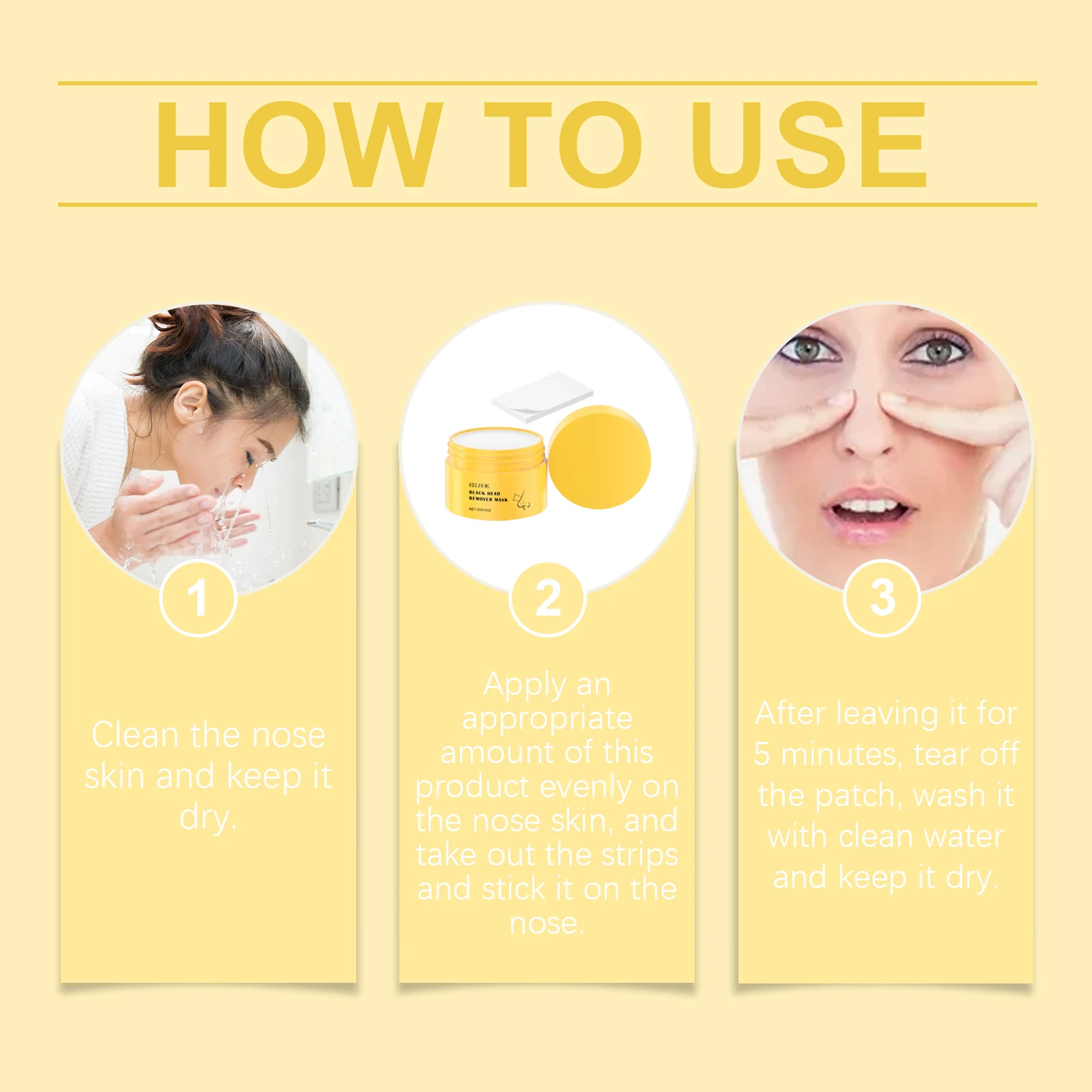 شرائط أنف لإزالة الرؤوس السوداء، تنظيف لطيف للمسام على شكل حرف T، قناع تقشير مرطب للبشرة الناعمة