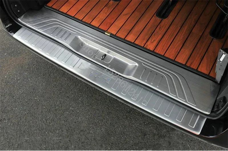 Car Accessories For MERCEDES VITO V class W447 2016 2017~2024 stainless cargo trunk edge protection Rear bumper Protector valid