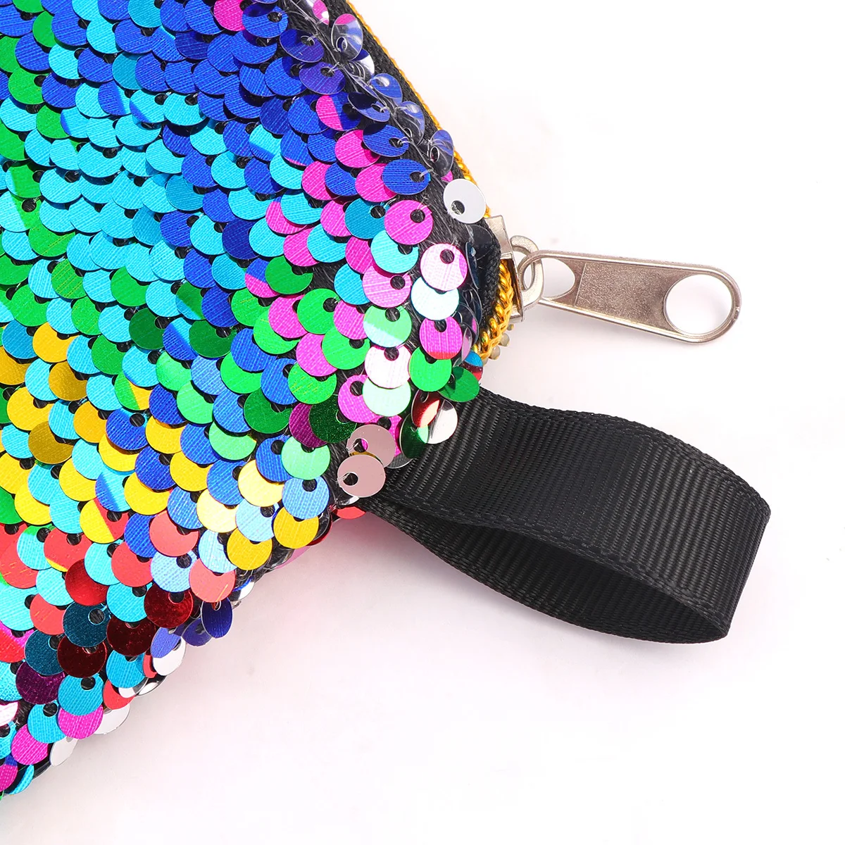 Saco de lápis de lantejoulas brilhantes multicolorido lavável durável bolsa de papelaria para crianças presente telefone moeda titular lantejoulas lápis