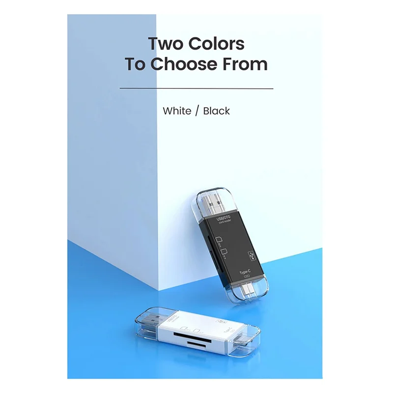 Модернизированный OTG SD TF Type C Micro-Sd Card Reader Type C To Usb Otg Adapter 6 In1 USB 2.0 TF Card USB Flash Drive Card Reader