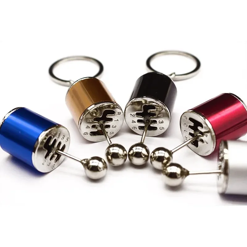 1 قطعة كيرينغ المعادن الإبداعية سيارة شيفتر المفاتيح ستة سرعات والعتاد عصا المقبض علبة التروس نموذج مفتاح ضد الإجهاد الكبار ألعاب متململة جديدة #6