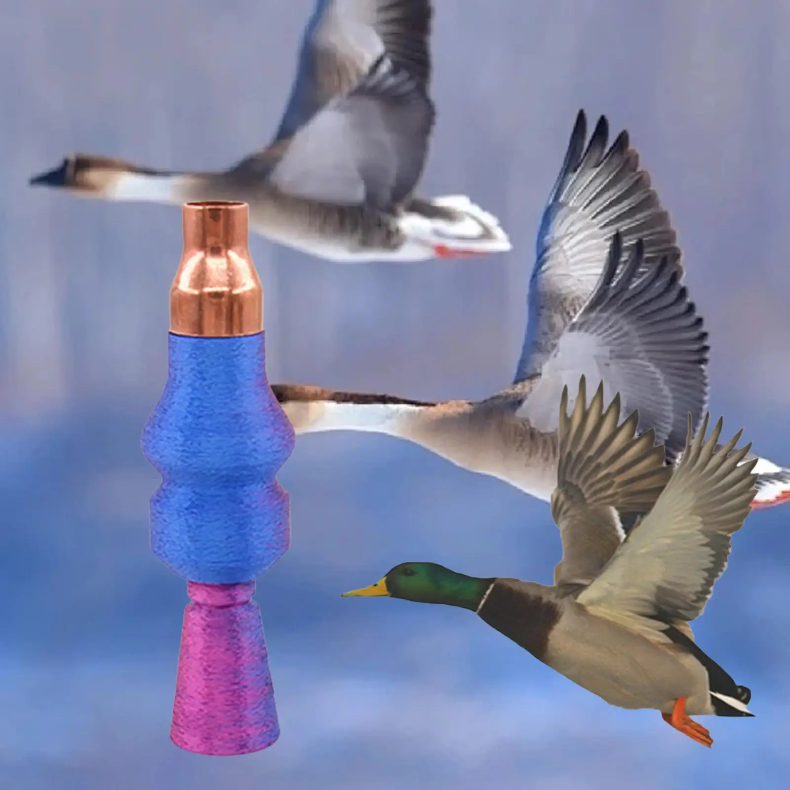 لعبة Duck Call Whistle المحمولة للمشي لمسافات طويلة والتخييم والتصوير في الهواء الطلق