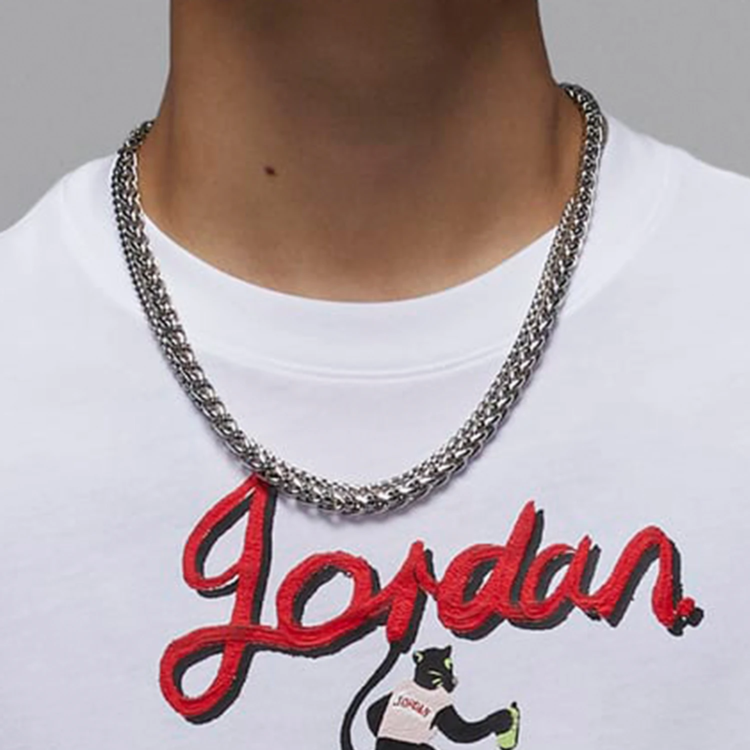Nike Official Authentic JORDAN Men's Basketball Sport Print Loose Short Sleeve HM4899-100