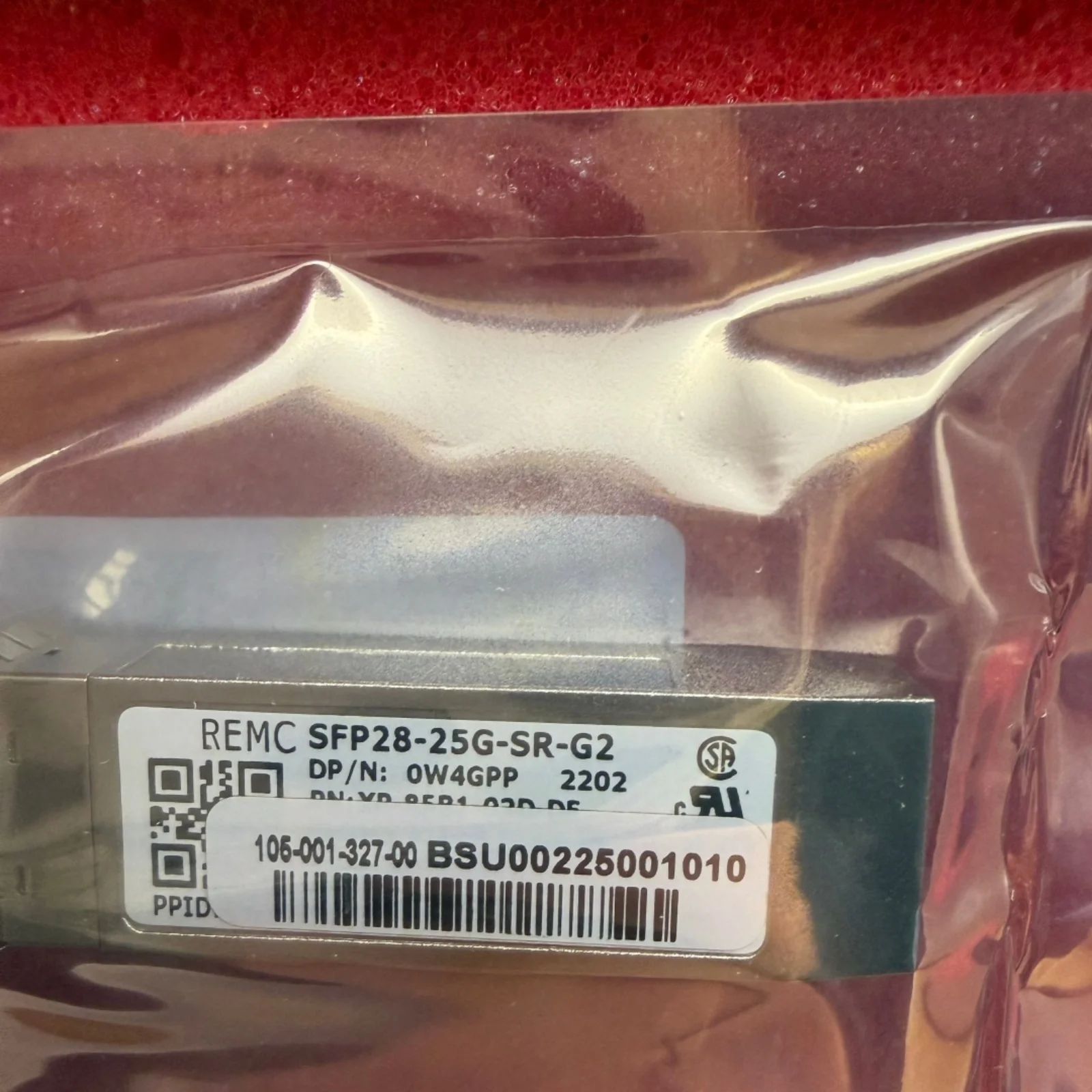 New For Dell EMC Original SFP28-25G-SR-G2 0W4GPP 25G SFP28 SR 850nm OM3 OM4 MMF LC DOM Data Center Server Optical Transceiver