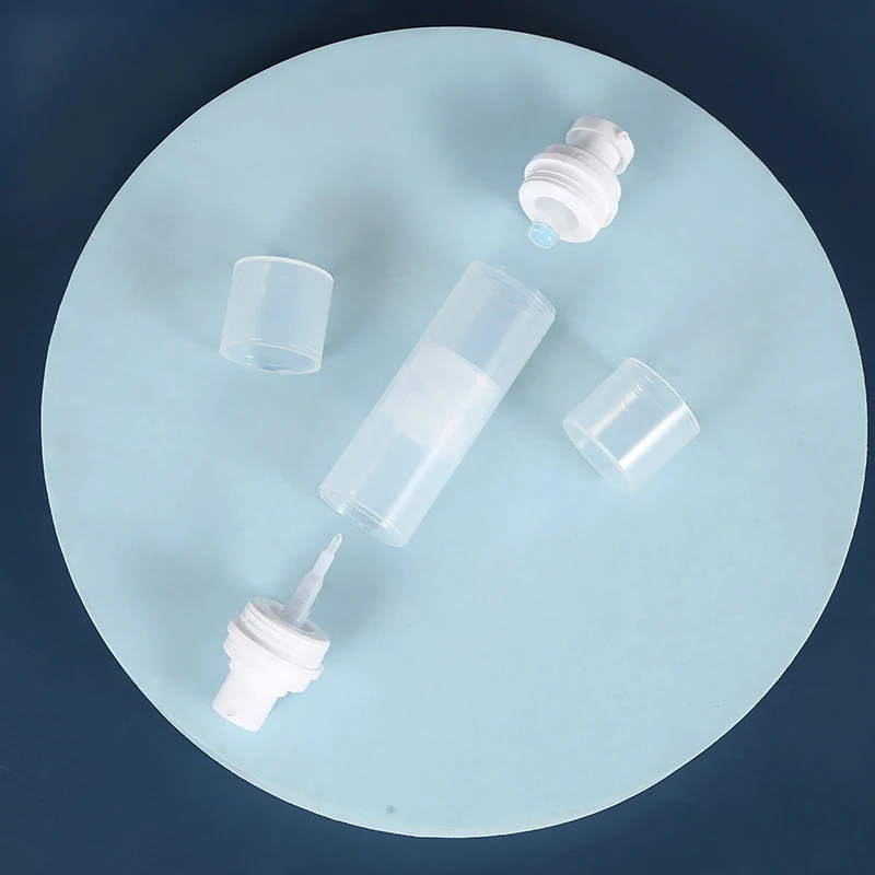 5ml/10ml Double Headed Vacuum Press Type Spray/Lotion Packaging Bottle Refillable Makeup Cosmetics For Cream Gel Container