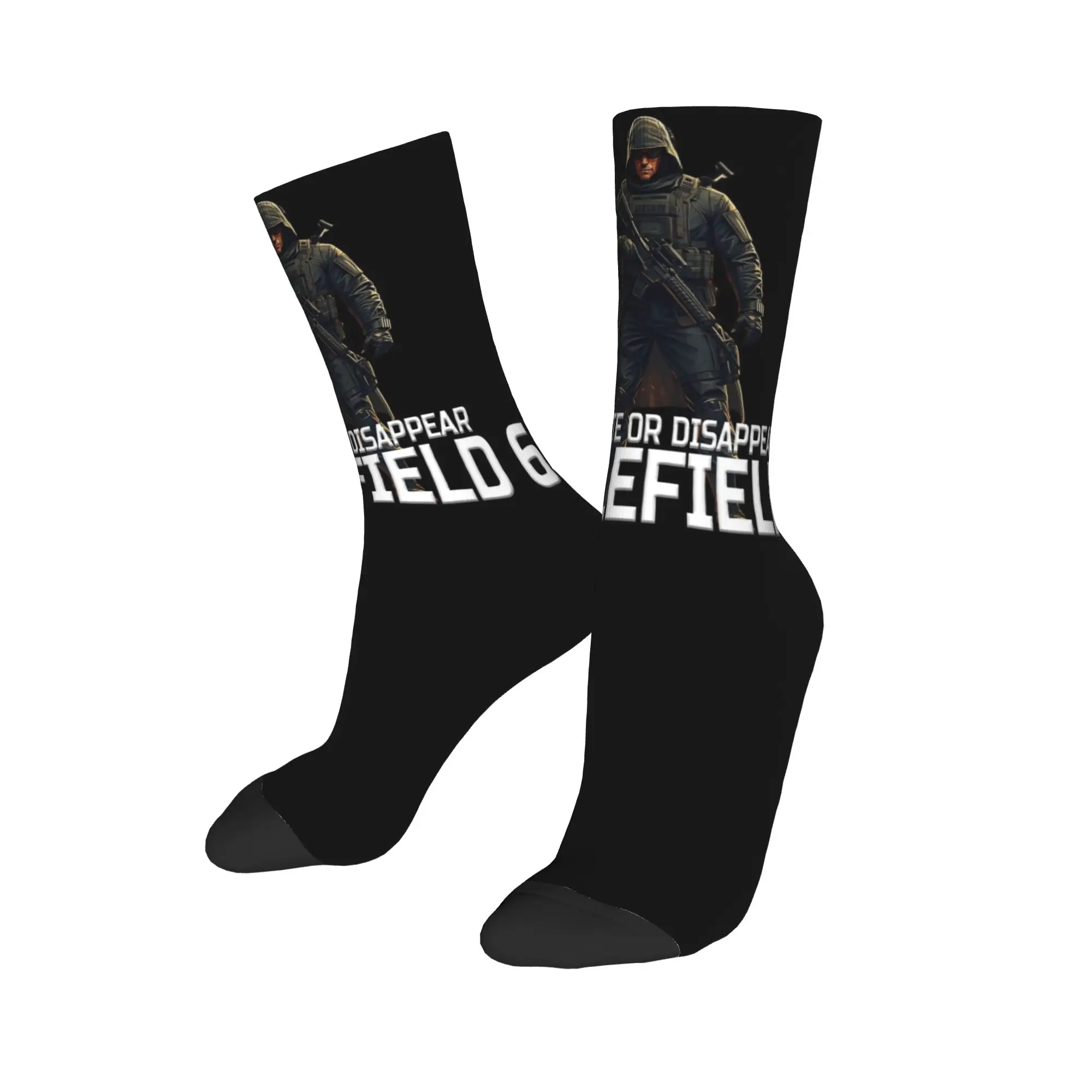 Unisex Battlefield 6 Funny Games BF6 Socks Breathable Trendy  Socks Wonderful Gifts