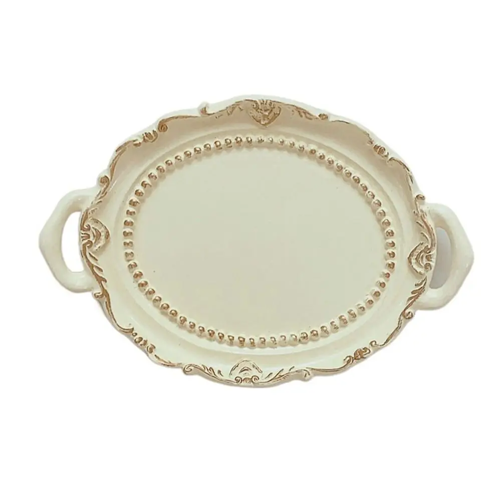 

Новая скандинавская декоративная тарелка для ювелирных изделий, реквизит для фотографий, ретро-ювелирное блюдо, мини-серьги из смолы, лоток для хранения, серьги