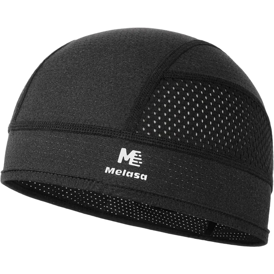 

MELASA Cooling Skull Caps Helmet Liner Lightweight Mesh Under Helmet Cycling Motorcycle Hard Hat Sweat Liner for Men Women