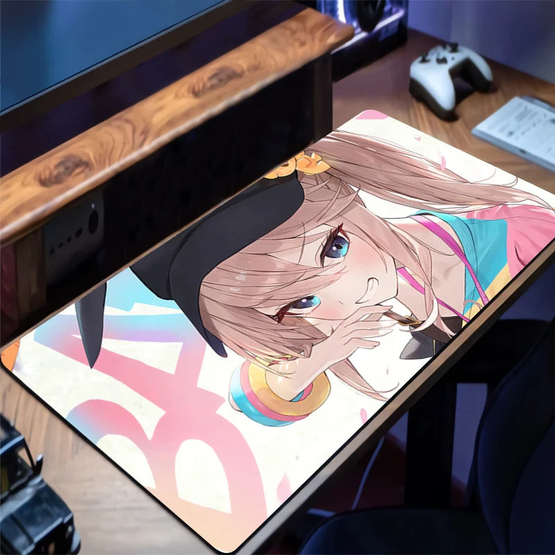 Gaming Mouse Pad Black Survival Eternal Return Office Carpet Mouse Mats Gamer Desk Accessories Computer Pads PC Anime Mousepad