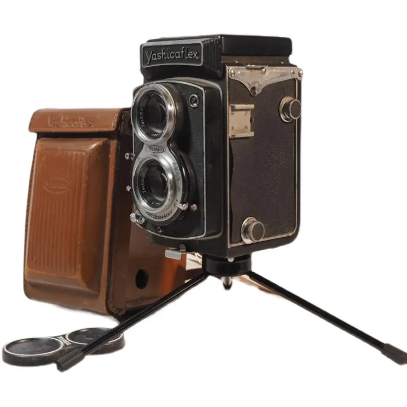 Nostalgia Antique Old Style 120 Dual Reverse Mechanical Film Camera Two Eye Camera Shutter Work