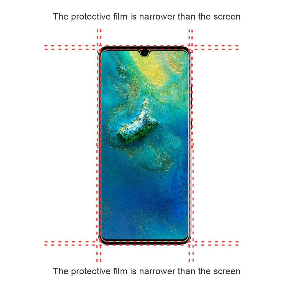 9H Screen Protector For Huawei Mate 20 2/4Pcs HD Tempered Glass Film