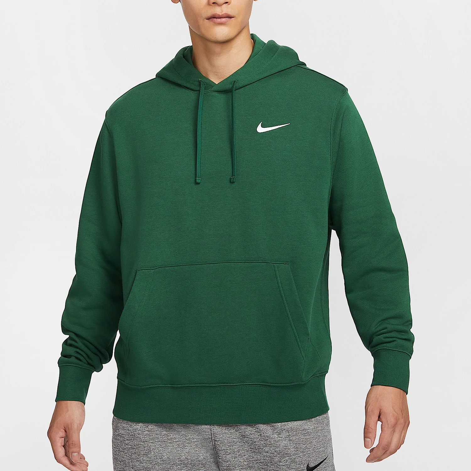 Sudadera con capucha ligera de moda retro para hombre Nike original Club HF1177-341