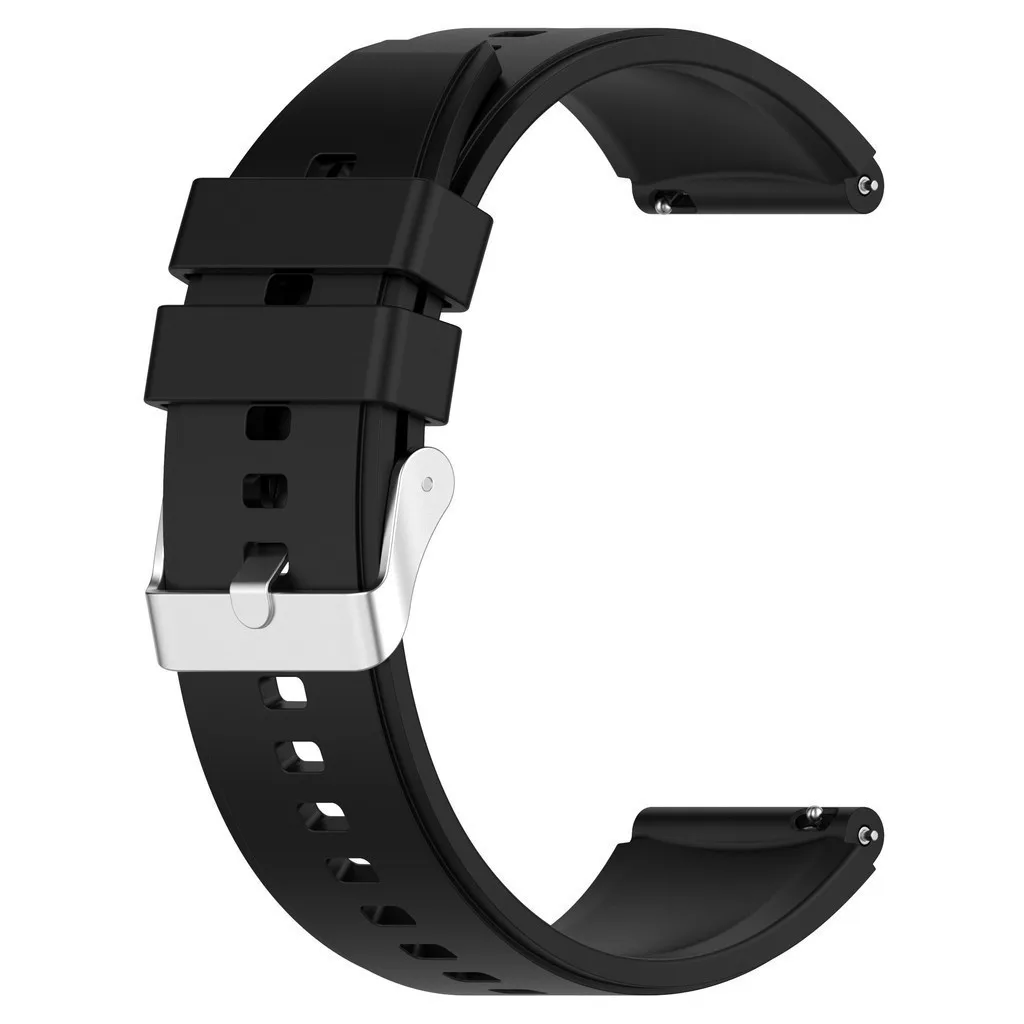 Bracciale di ricambio per cinturino sportivo in silicone da 20 mm per Samsung Galaxy Watch Active 2 Watch 4 5 6 7 FE 40mm 44mm Orologio 5Pro