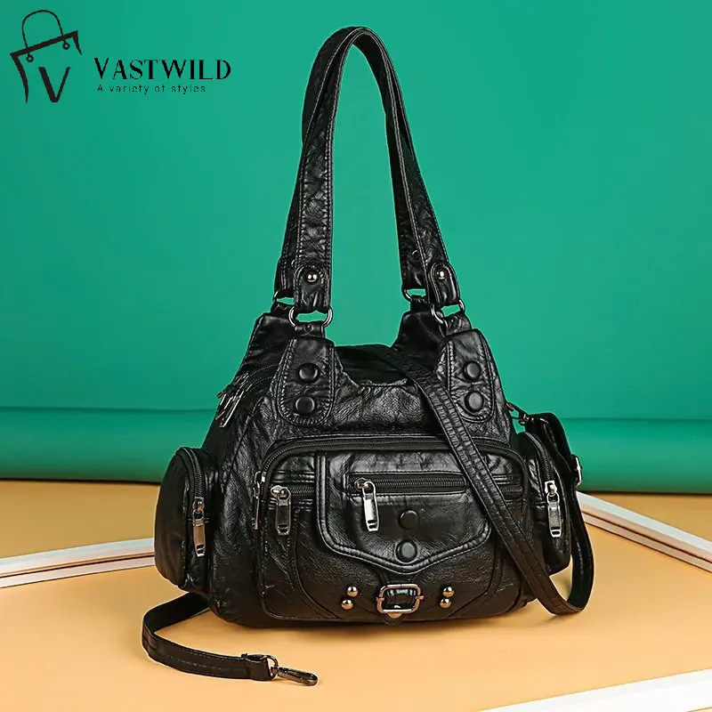 

New Fashion High Quality Woman Messenger Bag Luxury Soft Leather Handbags Women's Bags Designer Famous Brand Women Shoulder Tote