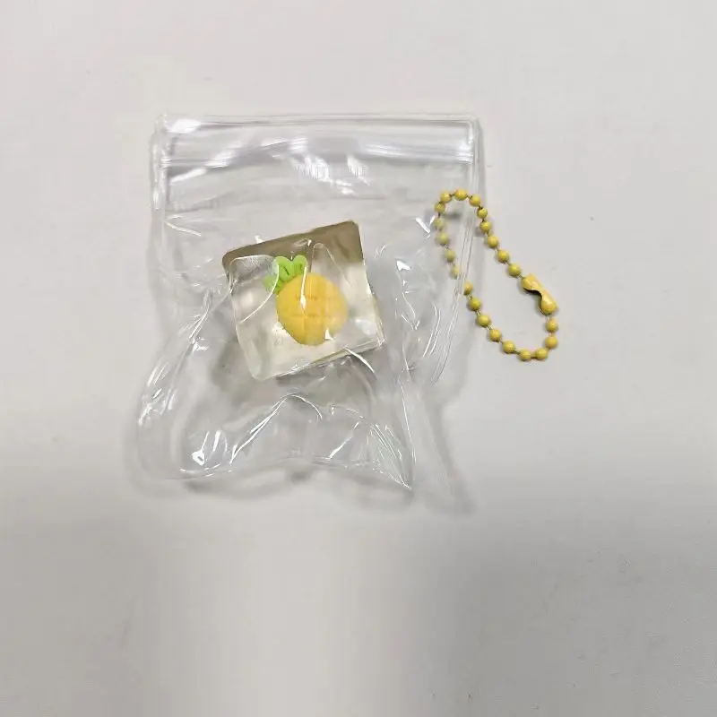 2 개/가방 아이스 큐브 과일 짜기 장난감 어린이 귀여운 스트레스 릴리프 장난감 크리 에이 티브 벤트 유물 느린 리바운드 감압 선물