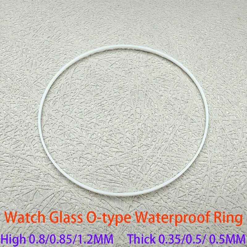 Uhrenglas, wasserdichte Dichtungen, O-Ring-Durchmesser 25–34,5 mm, hoch 0,8 mm dick, 0,35 mm, Uhrengehäuse, wasserdichter Dichtungsring, Ersatzteile ersetzen – Detail 10