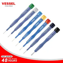 VESSEL NO.9000 Series Ceramic Adjustable Screwdriver Non-Magnetic Repair Tool Hand Tool for HF Circuit Adjustment Made in Japan