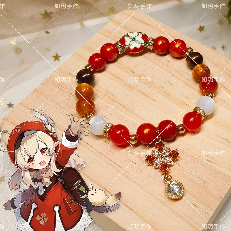 

Game Genshin Impact Klee Cosplay Bracelet Accessories Role Cute Ambitus Anime