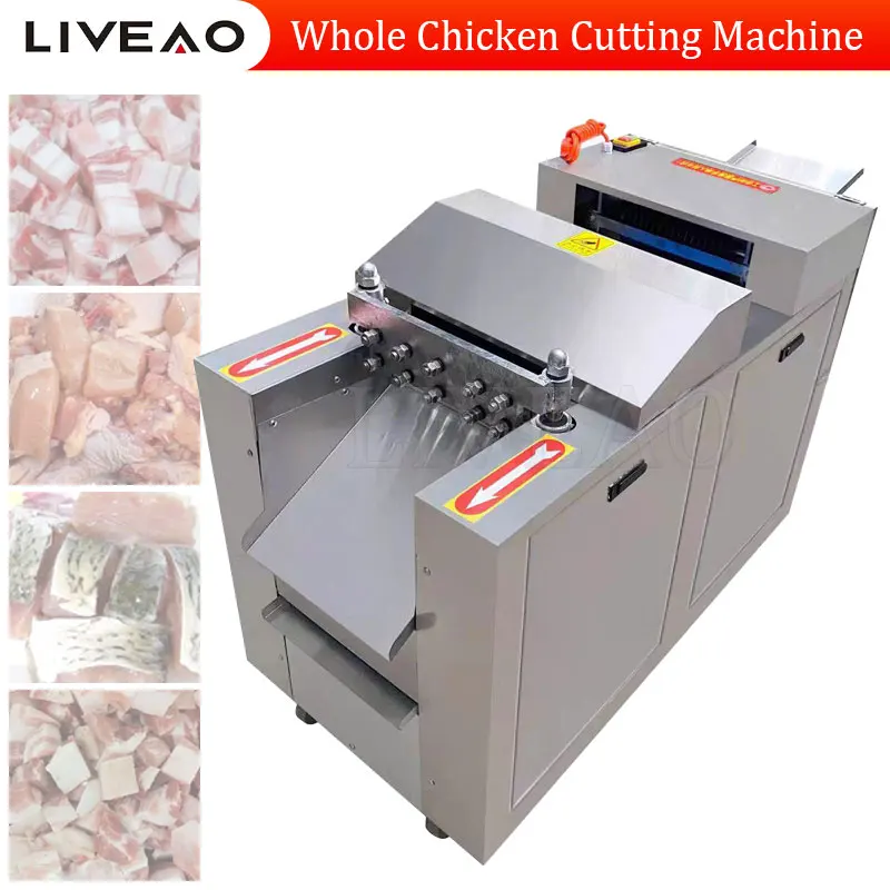 

2024 Big Capacity Commercial Pork Chop Cutting Machine Chicken Breast Cutting Machine