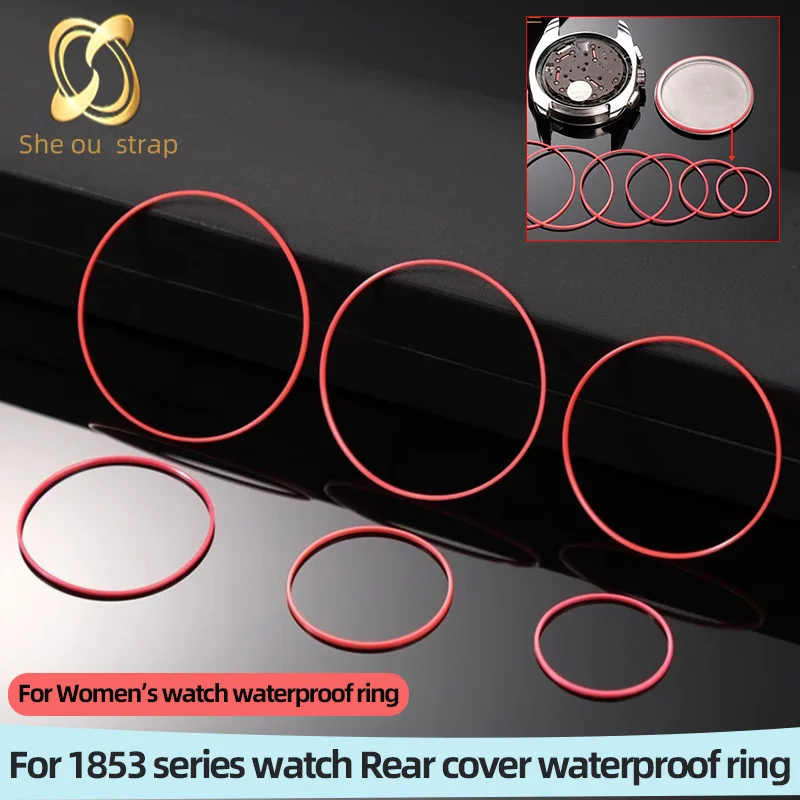 Rear Cover Waterproof Ring For Tissot 1853 T063 T035 T099 series Silicone Washer With Women's Special Aealing Ring Accessories