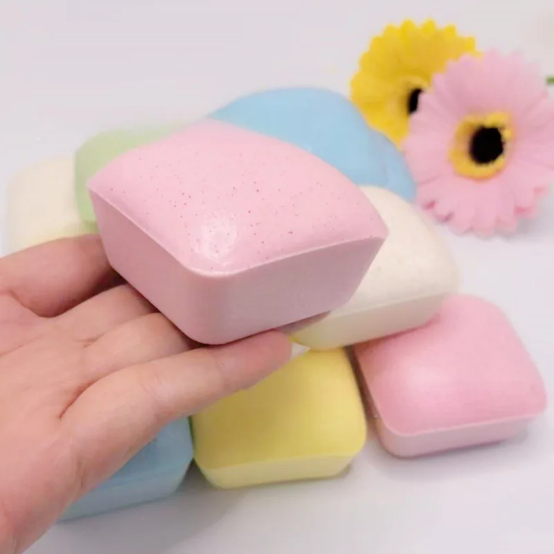 لعبة كعكة مربعة مقلدة إسفنجية بطيئة الارتفاع - تململ حسي فائق النعومة لتخفيف التوتر والقلق |   هدايا للأطفال والكبار