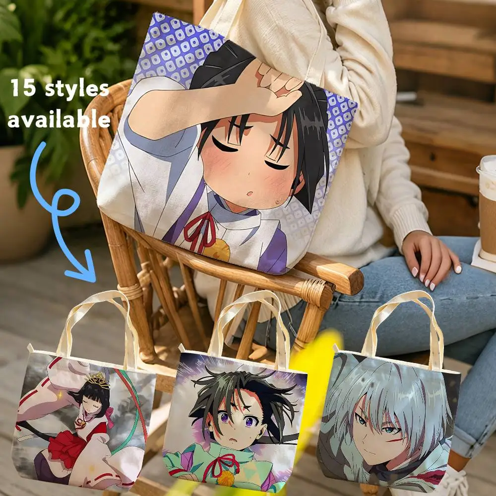 Anime The Elusive Samurai Waterproof Lined Canvas bags suitable for going to class, shopping, gifts, and commuting