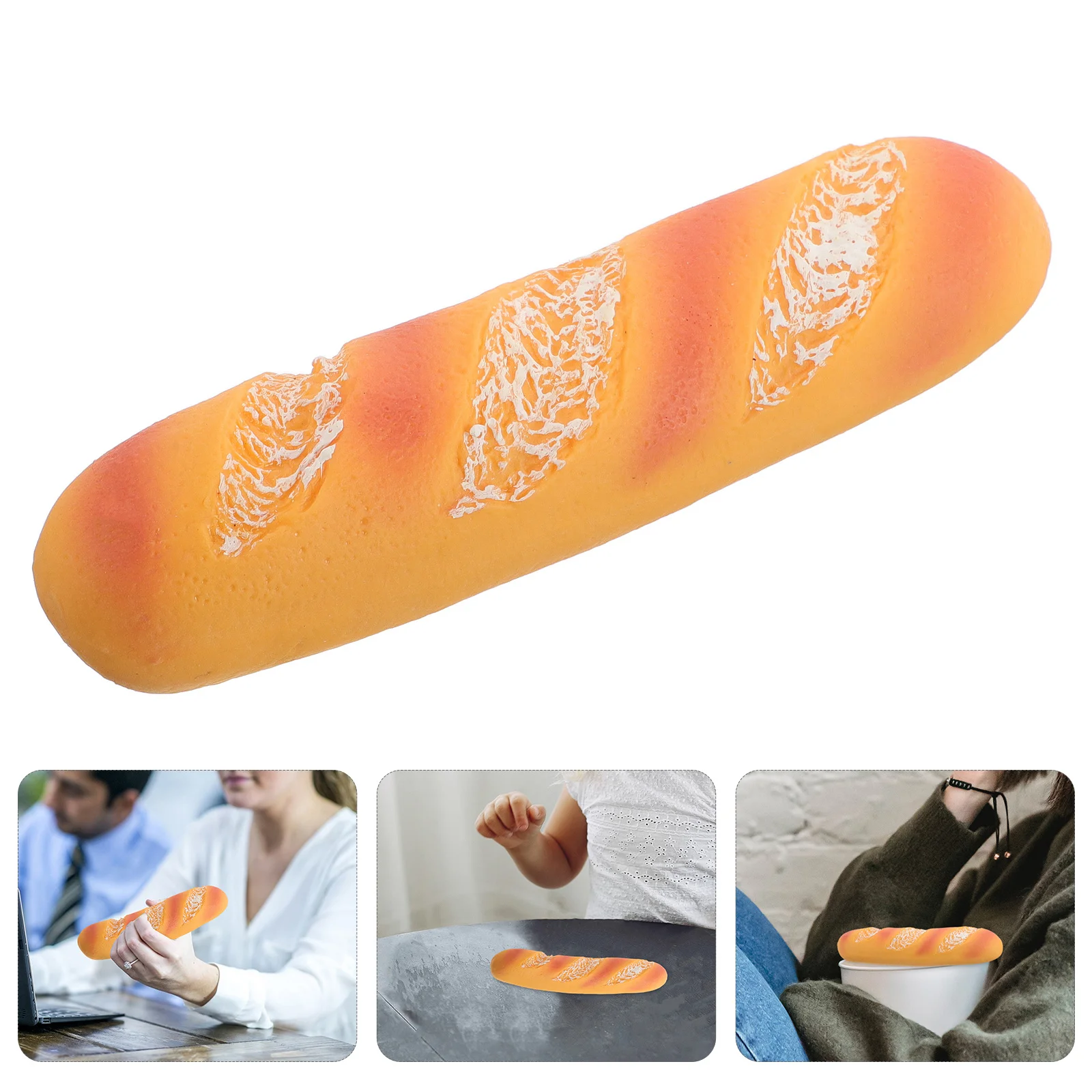 

Baguette Bread High Realism Faux Bread Stress Squishy For Kids Adults Sensory Fidget Decompression Easter Christmas Birthday