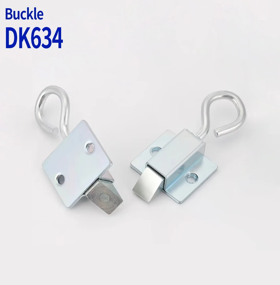 DK634 Iron Galvanized Pin Industrial Pull Ring Front and Back Spring Pin Mechanical Equipment Telescopic Buckle Lock
