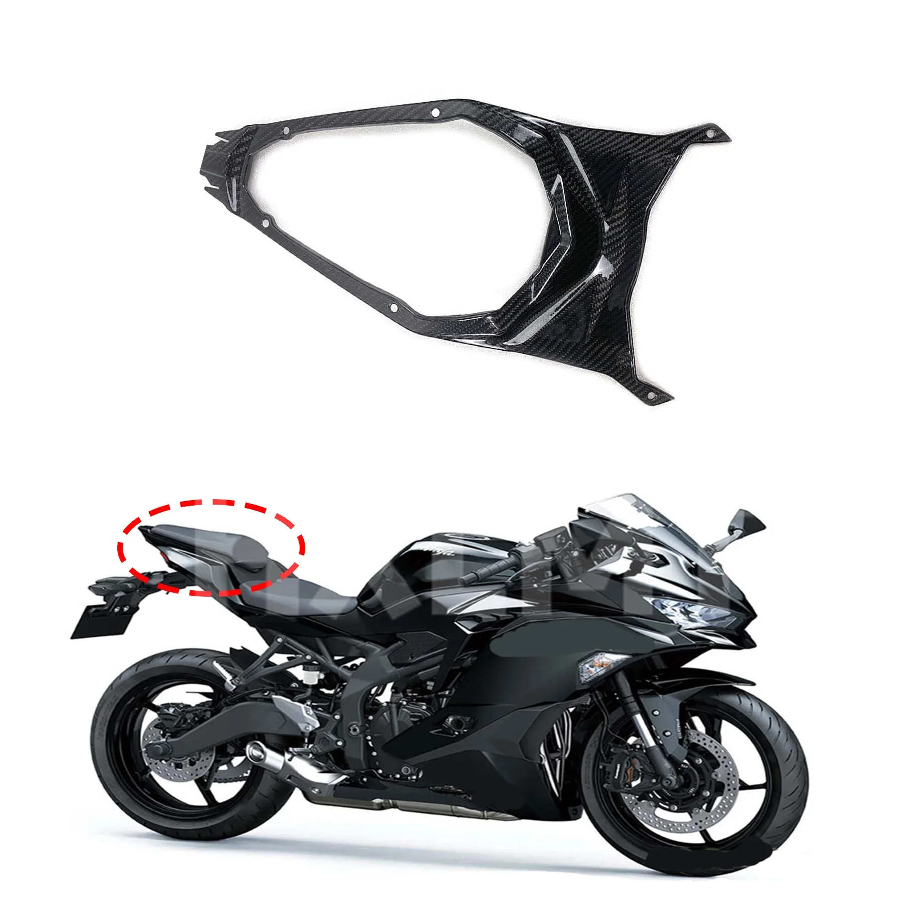 

Motorcycle Accessories Tail Cover For zx-4rr 25R Seat Cover Shied Body Kits Parts For Kawasaki Ninja ZX25R ZX-25R 2020 2021 2022