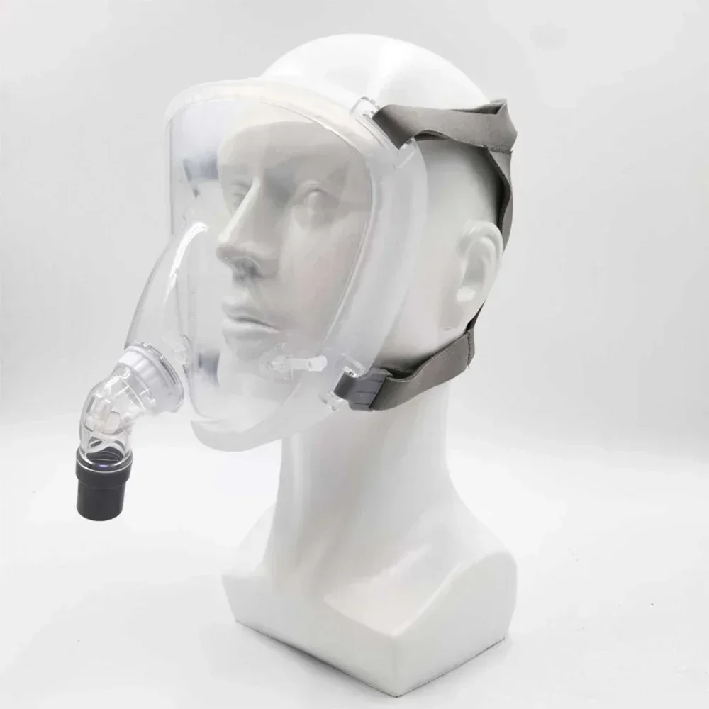 Original CPAP Full Face Mask&Headgear for Most Auto CPAP/BiPAP Machine APAP Mask Improve Comfort Anti Snoring Relief Sleep Apnea