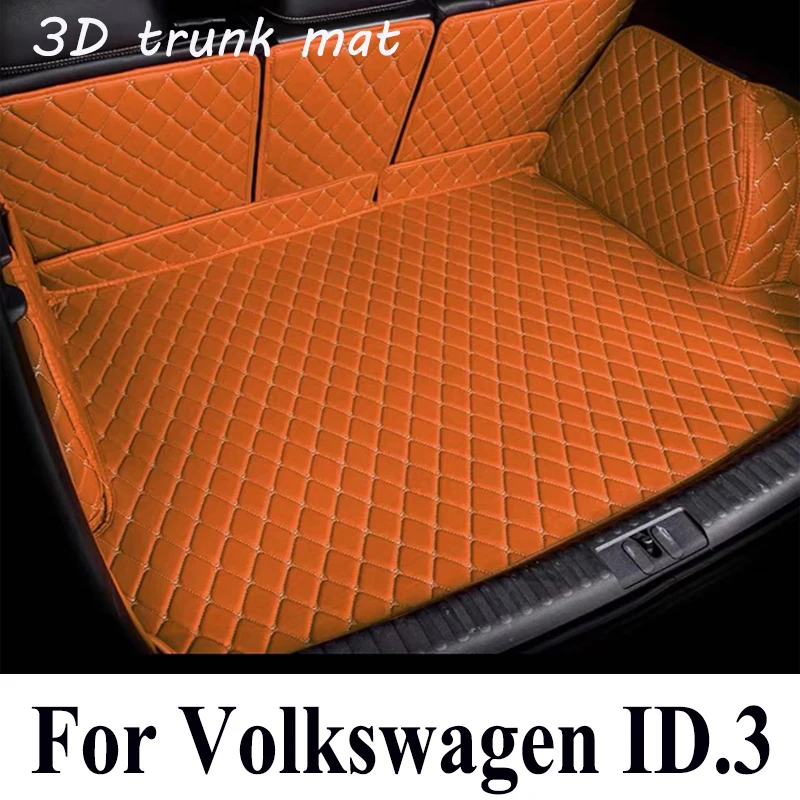 

Автомобильные коврики для багажника VW Volkswagen ID.3 Cupra Born 2019 2020 2021, водонепроницаемые коврики с кошкой, автомобильные аксессуары для багажника