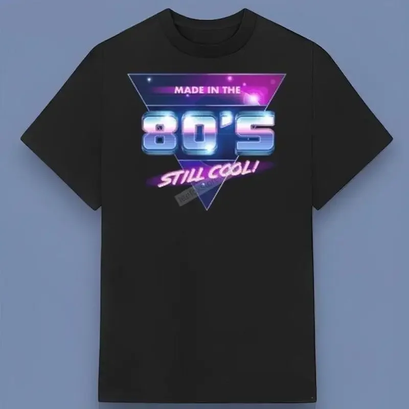 Article tendance fabriqué dans les années 80, t-shirt toujours cool, parfait pour les amis et la famille
