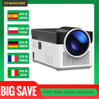 Magcubic Ultra Short Throw HY450 Projector With Auto Offset 1080P 8K Electronic Focus 900 ANSI WiFi6 BT5.4 Allwinner H716 Voice