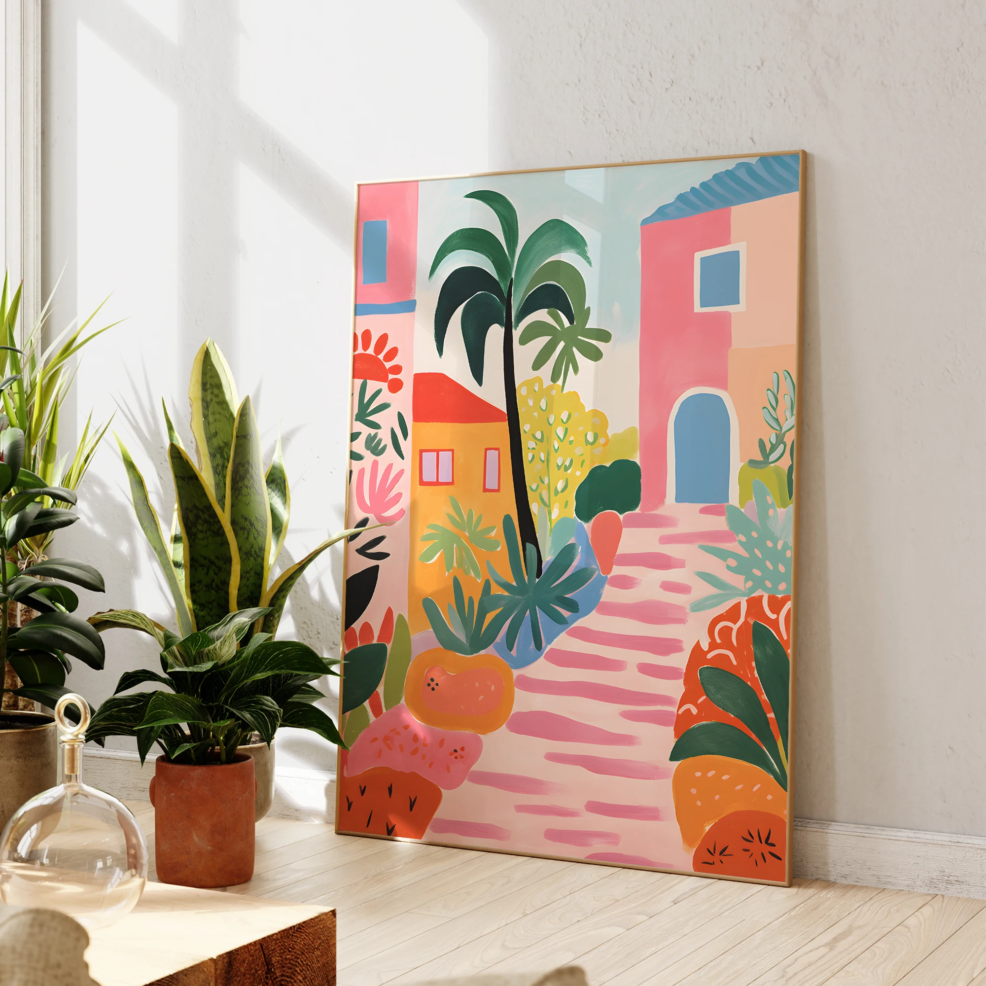 Modern Trendy Flower Print Popular Colorful Wall Art Prints Canvas Painting Poster Picture For Living Room Home Decor image 3