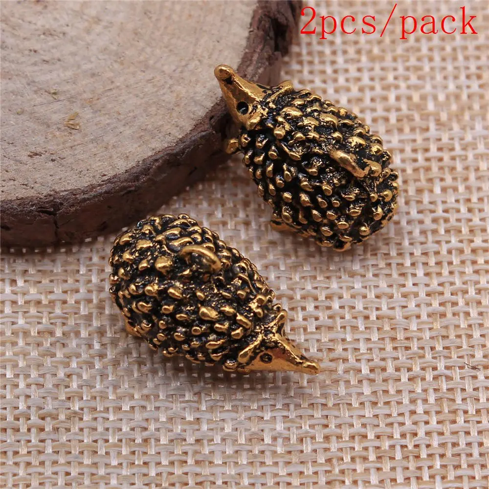 3D Hedgehog Charms For Jewelry Making DIY Pendants For Gift Bulk