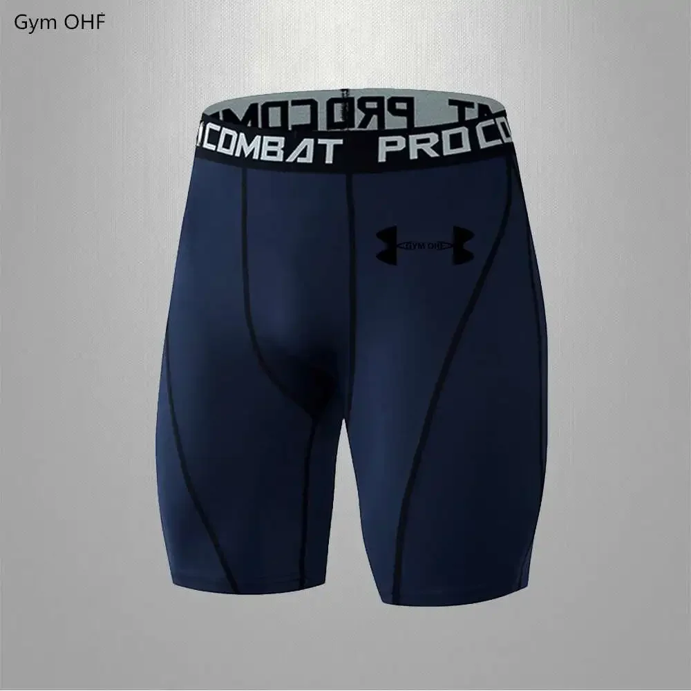 -اللياقة البدنية، التدريب، التجفيف السريع، تنفس، شورت ضيق للرجال فائق المرونة #6