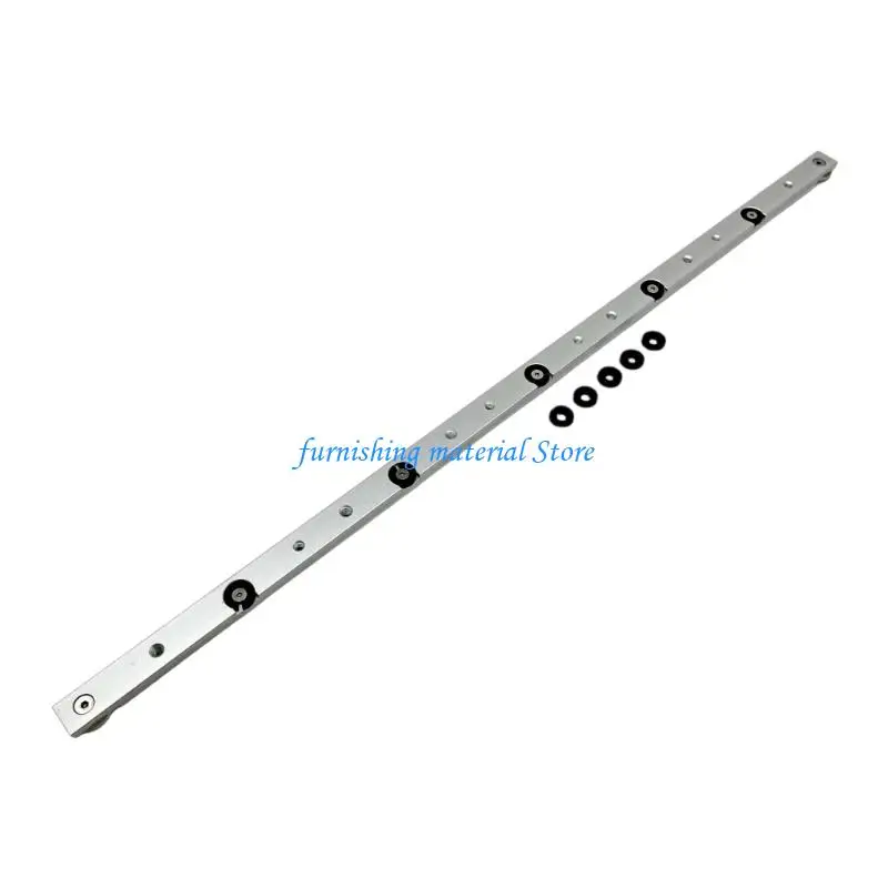 Y5GD Aluminium Miter Bar Clamping Tool Slider Table Sawer Gauge Woodworking Push Fence For Table Sawer And Routers